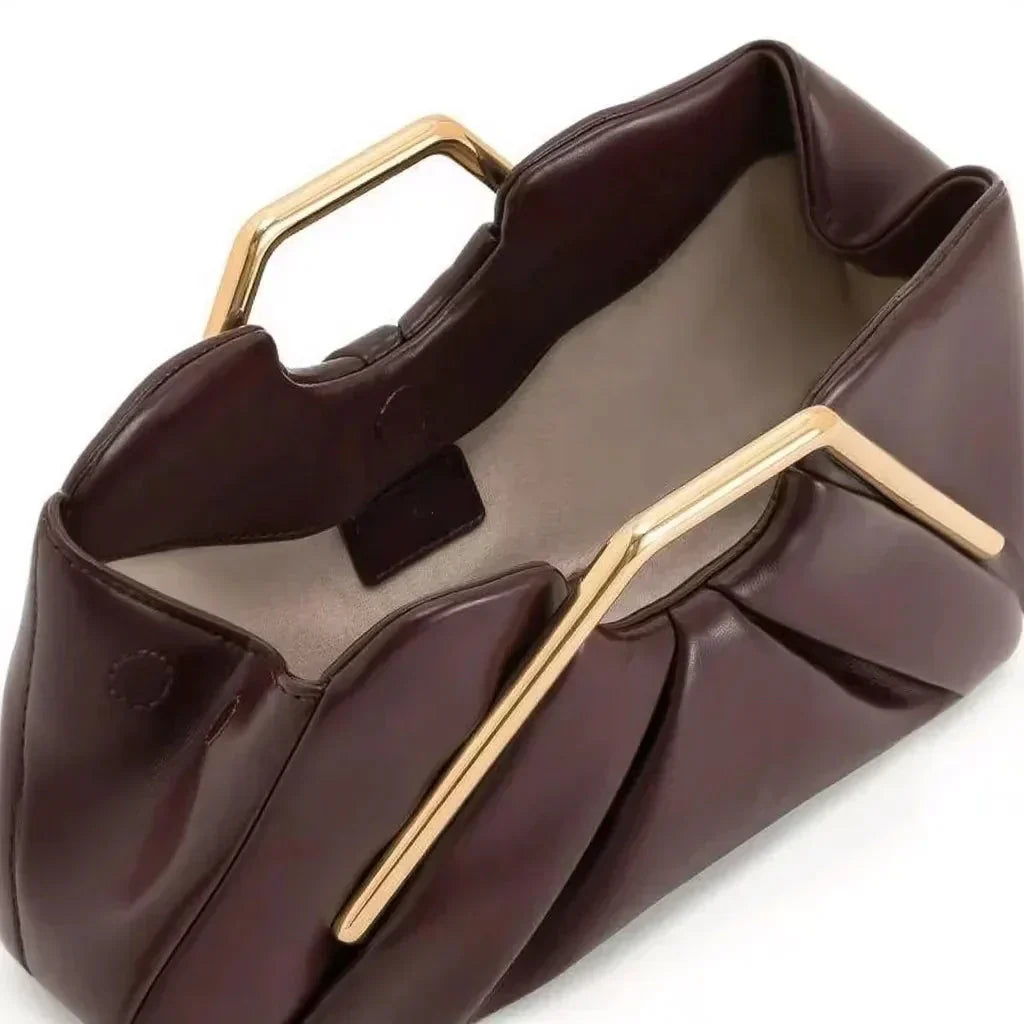 Martha - Pochette en cuir origami