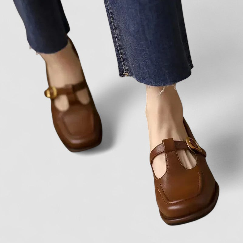 Candice - Chaussures orthopédiques Mary Jane à sangle en T