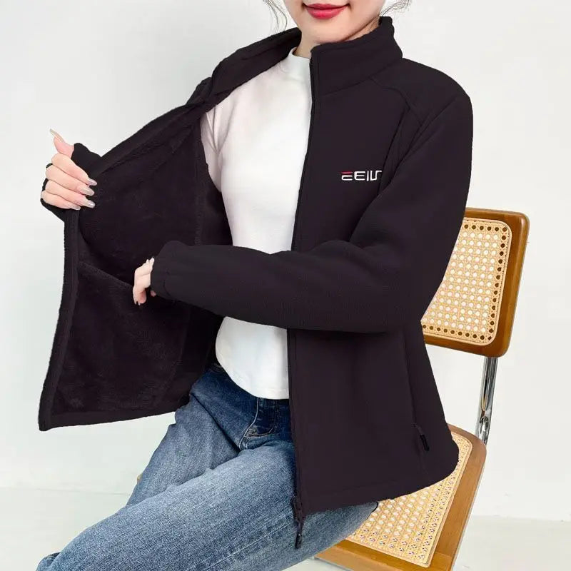 Katherine - Veste en peluche douce