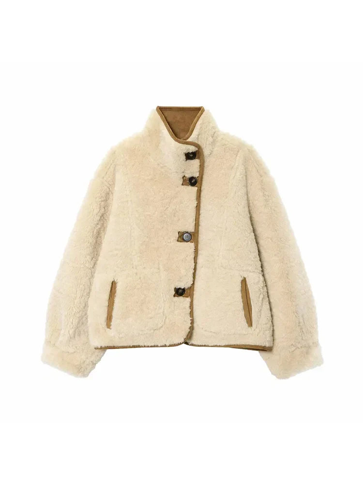 Yamila - Veste chic en peluche