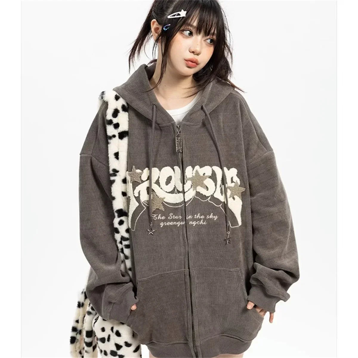 Irene - Veste graphique confortable