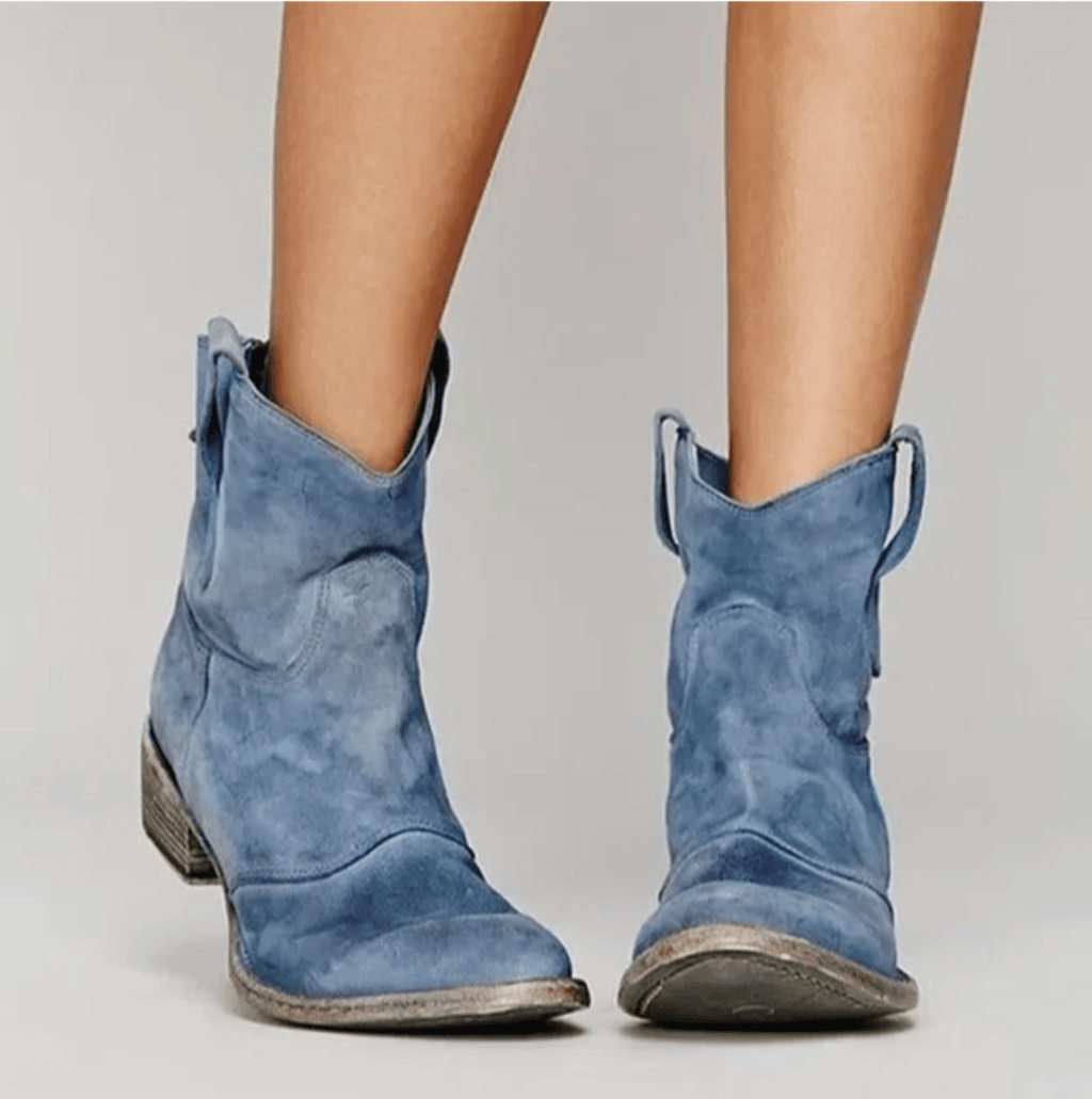 Nova - Bottes western orthopédiques en daim