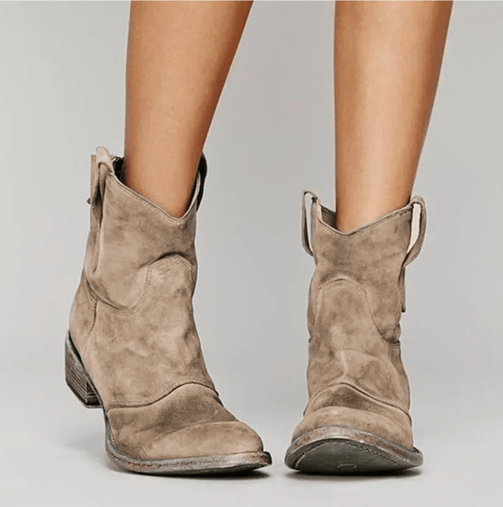 Nova - Bottes western orthopédiques en daim