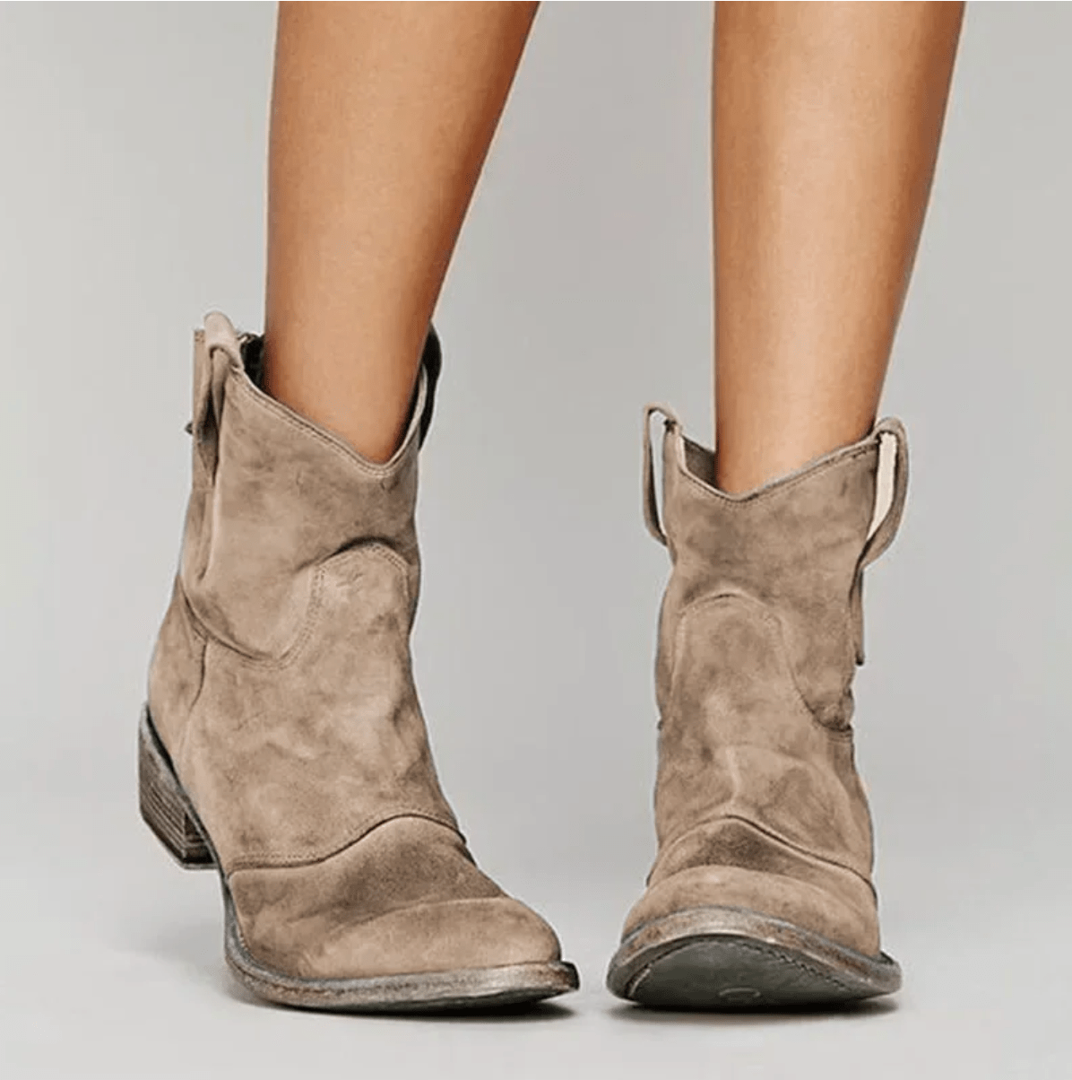 Nova - Bottes western orthopédiques en daim