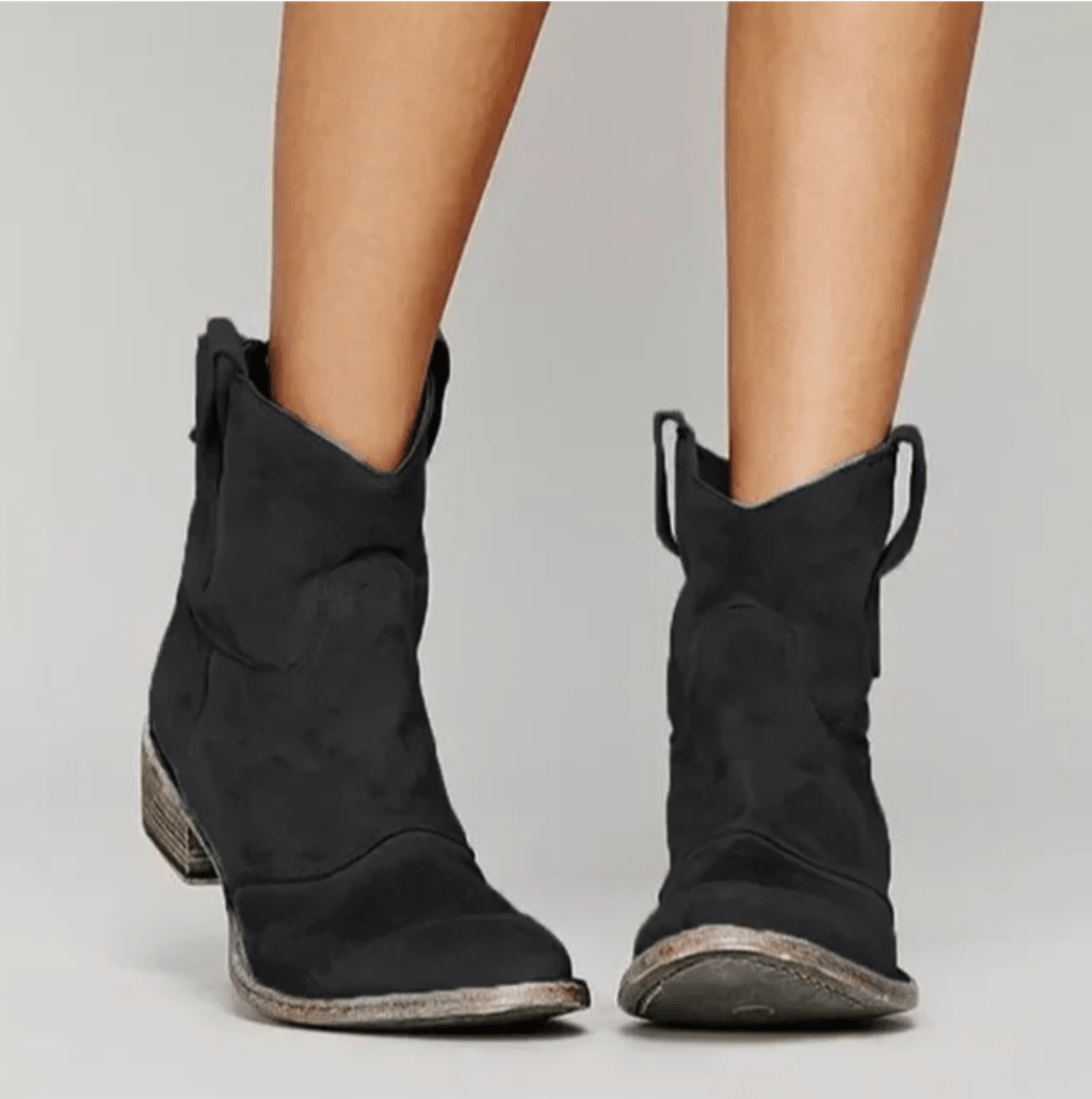 Nova - Bottes western orthopédiques en daim