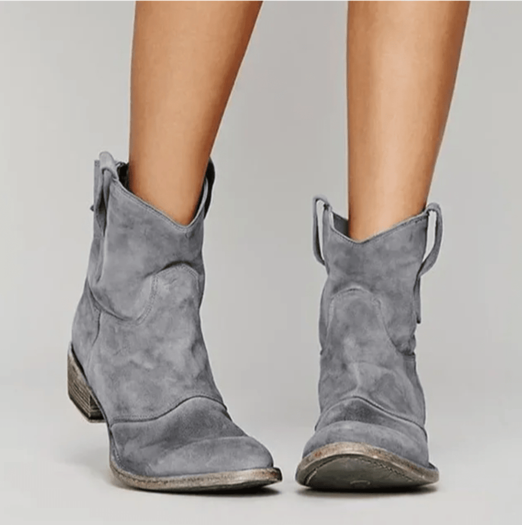 Nova - Bottes western orthopédiques en daim