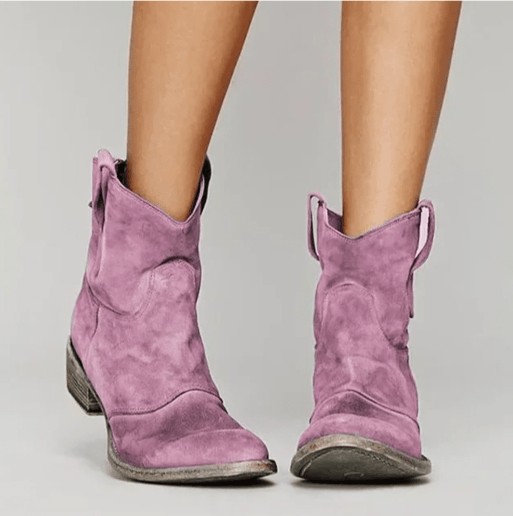 Nova - Bottes western orthopédiques en daim