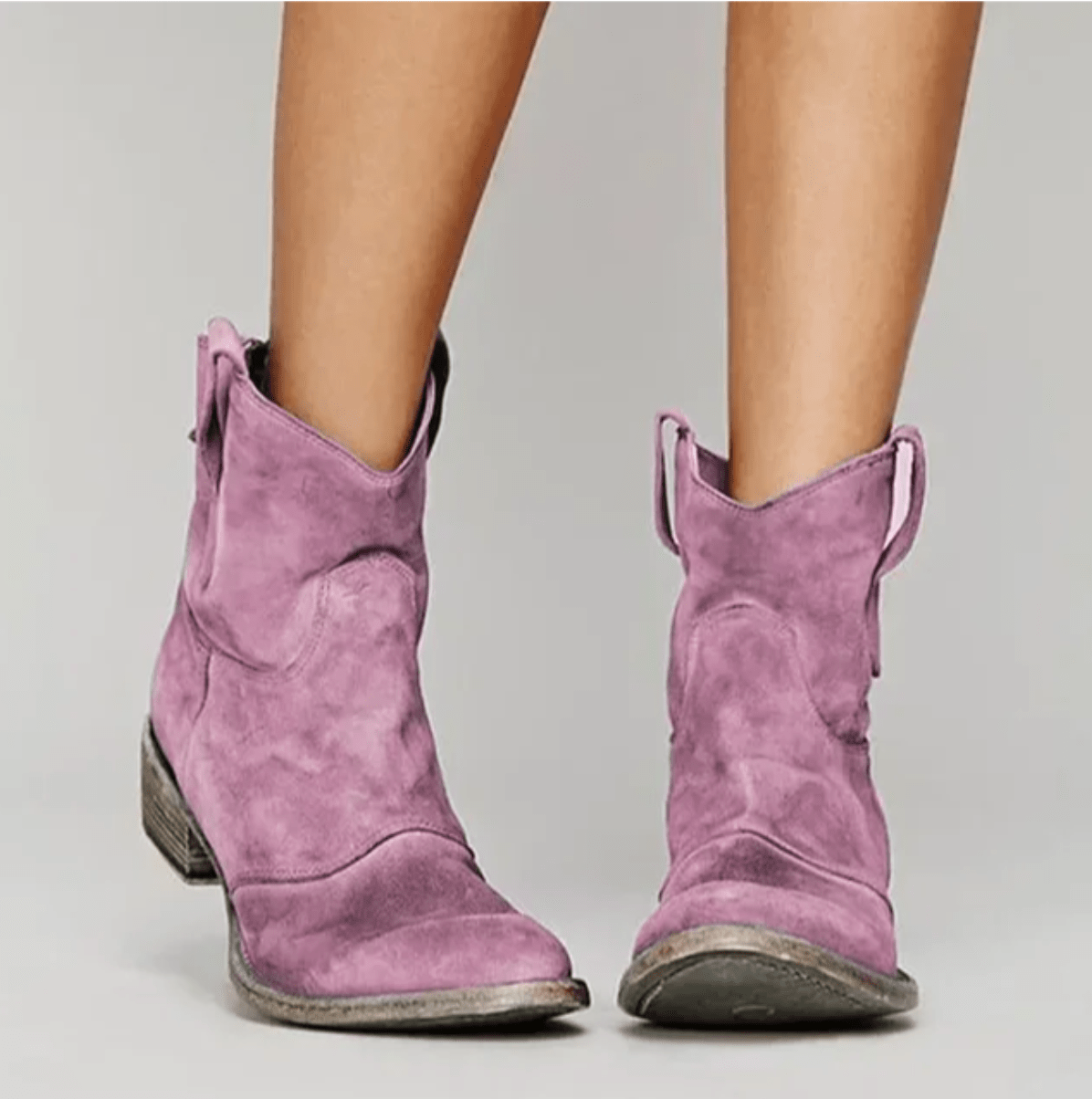 Nova - Bottes western orthopédiques en daim
