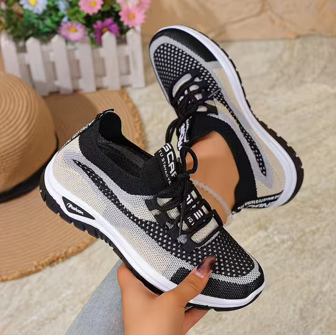 Zarelyn - Baskets de marche coussinées