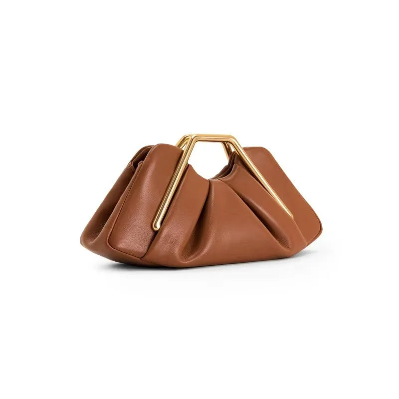 Martha - Pochette en cuir origami