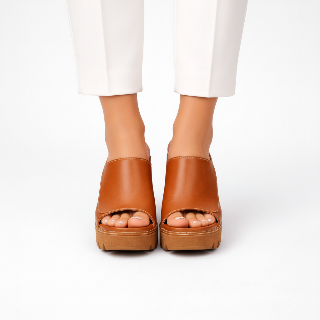 Melisande - Talons plateforme polis
