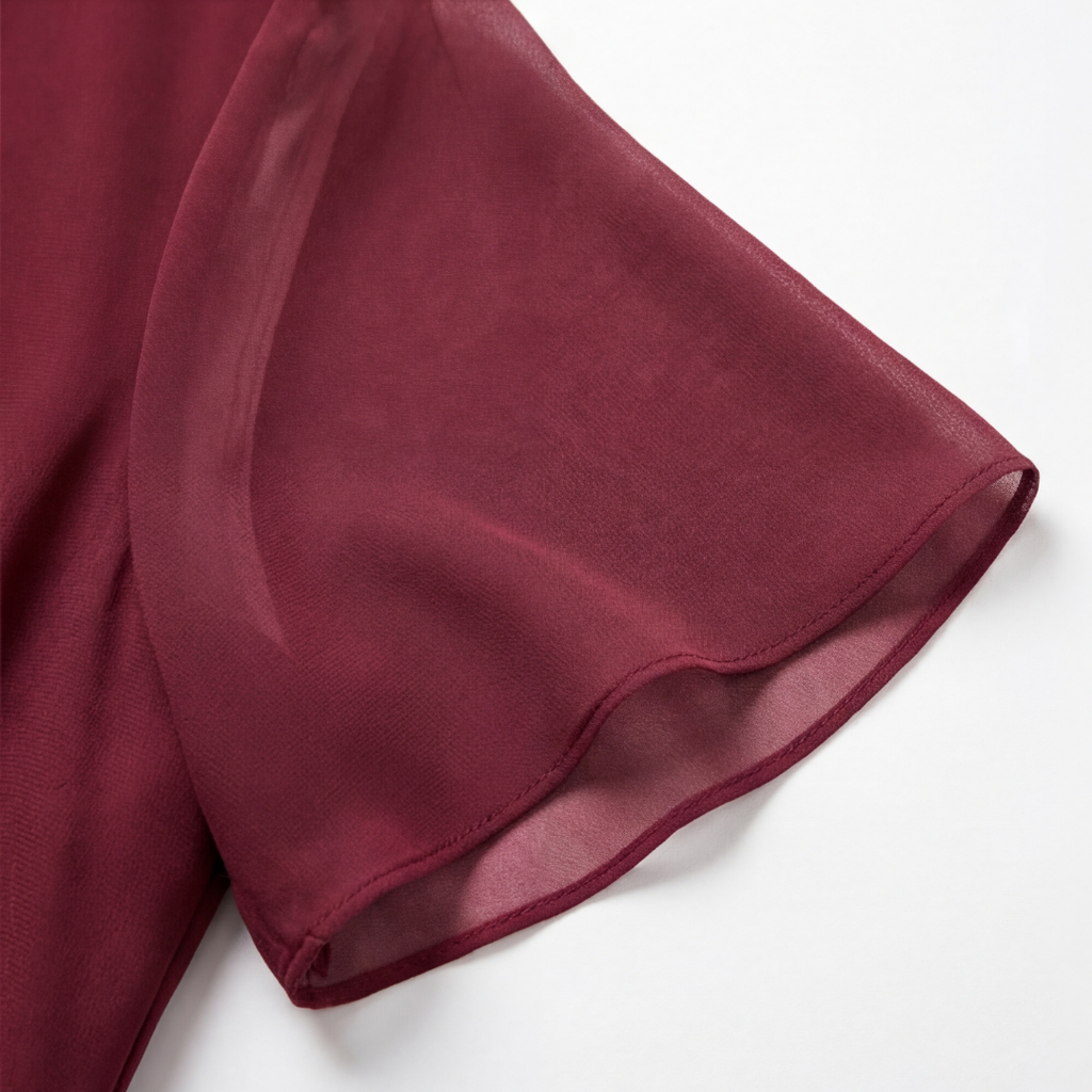 Velara - Robe froncée à taille torsadée