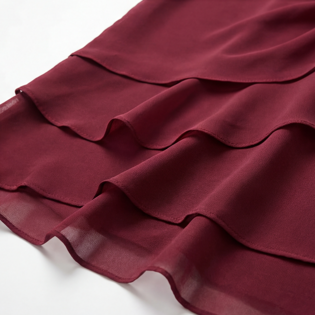 Velara - Robe froncée à taille torsadée