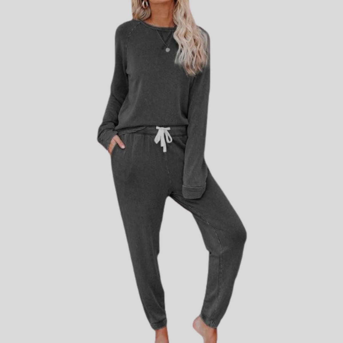 JOCELYN - Ensemble décontracté à manches longues et pantalon de survêtement