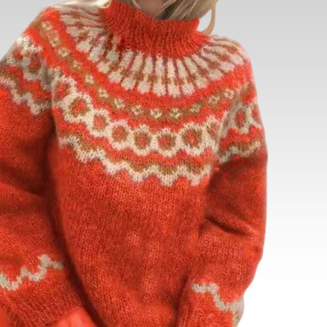Amara - Pull en tricot islandais