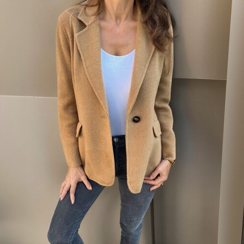 Leandra - Blazer boutonné doux