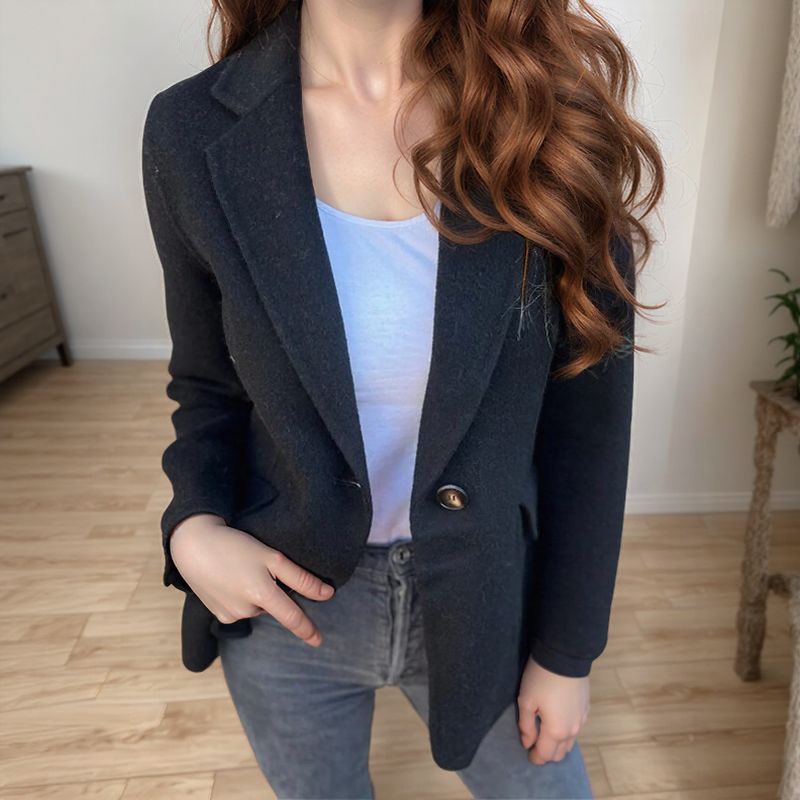 Leandra - Blazer boutonné doux