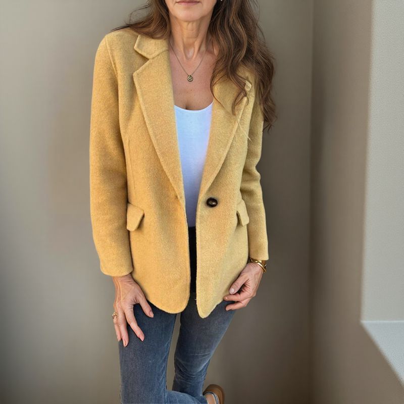 Leandra - Blazer boutonné doux