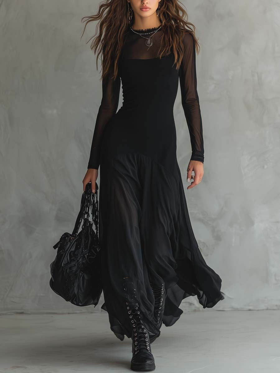 Orrila - Robe longue douce au toucher
