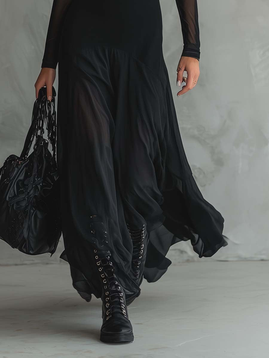 Orrila - Robe longue douce au toucher