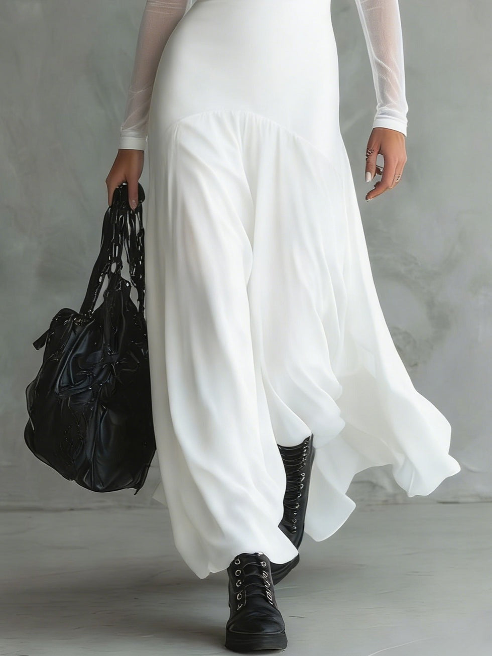 Orrila - Robe longue douce au toucher