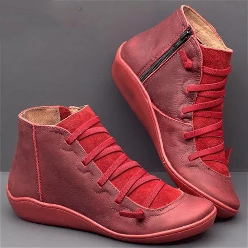 Wenora - Baskets montantes en dentelle zippée
