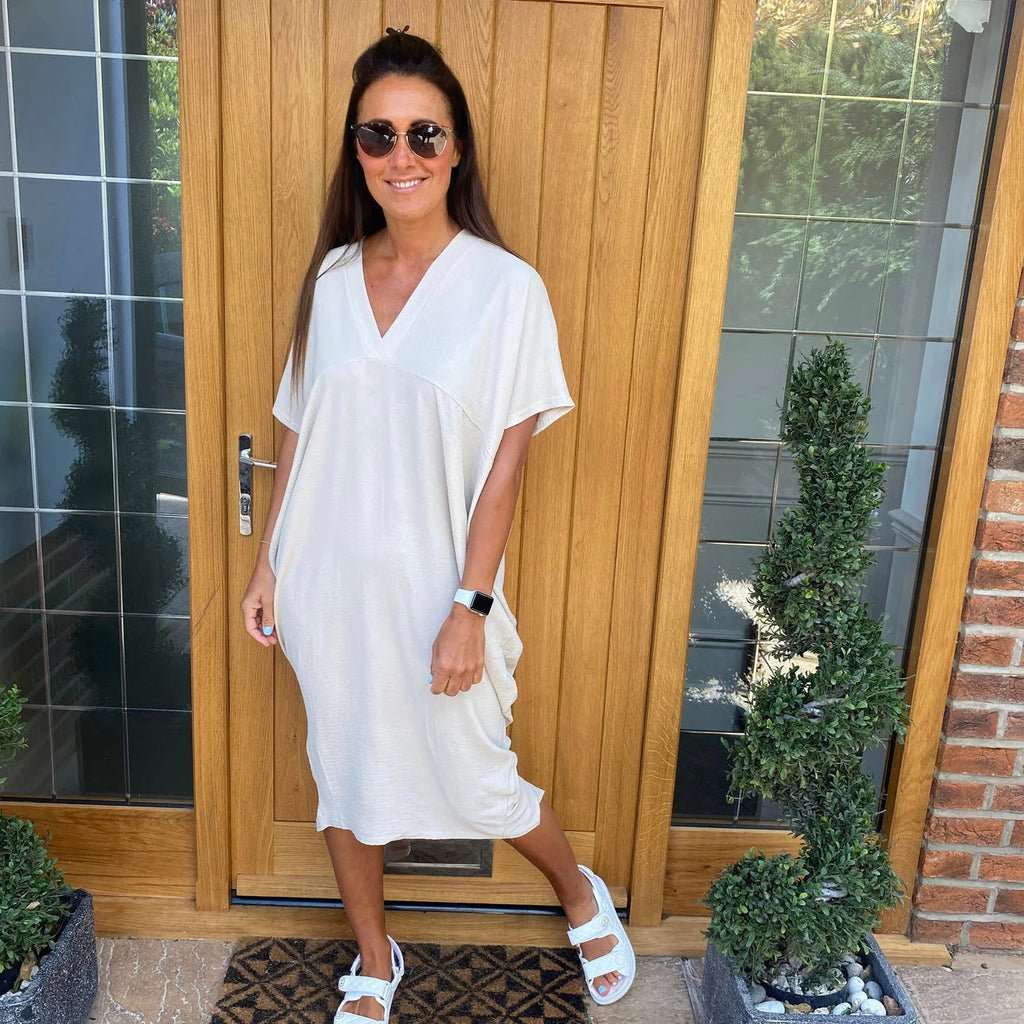 Noemie - Robe ample à col en V