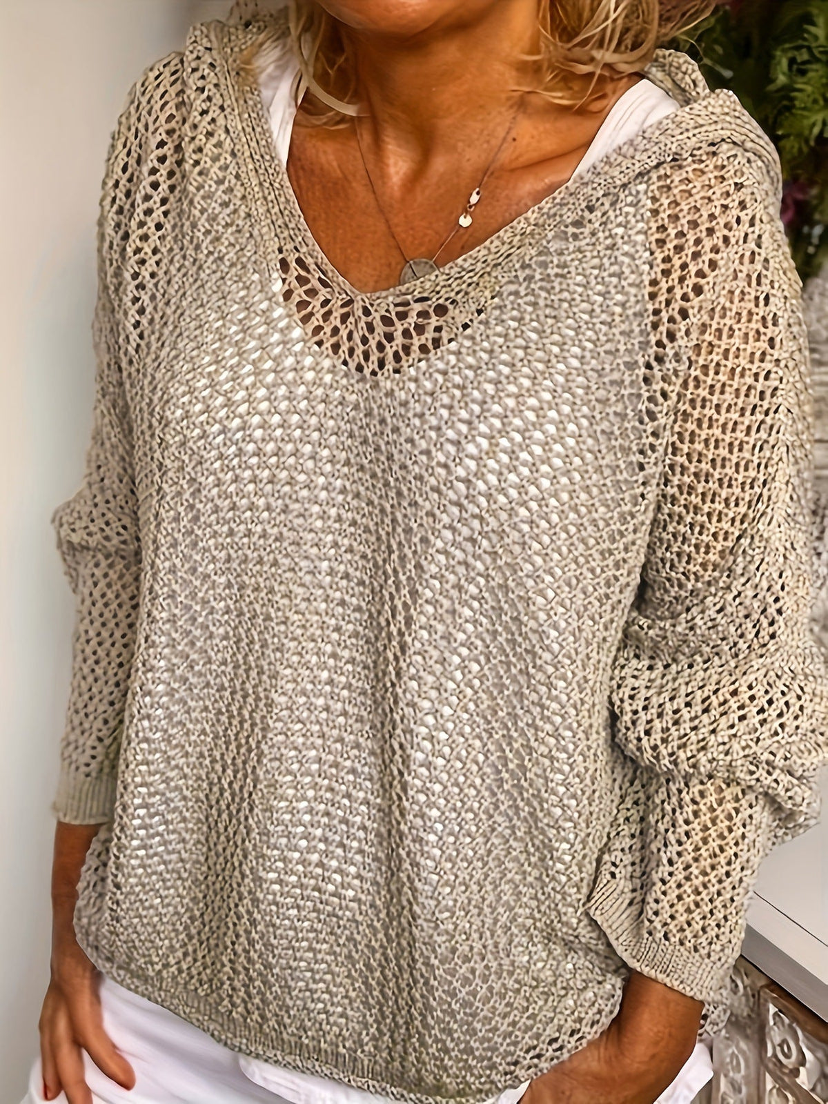 Delyne - Pull en tricot coupe ample
