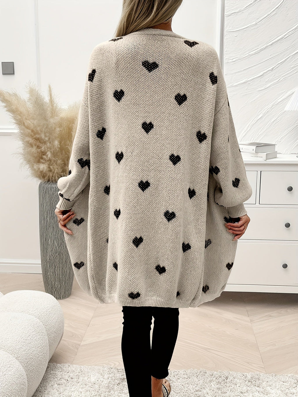 Noretta - Cardigan en tricot à cœur