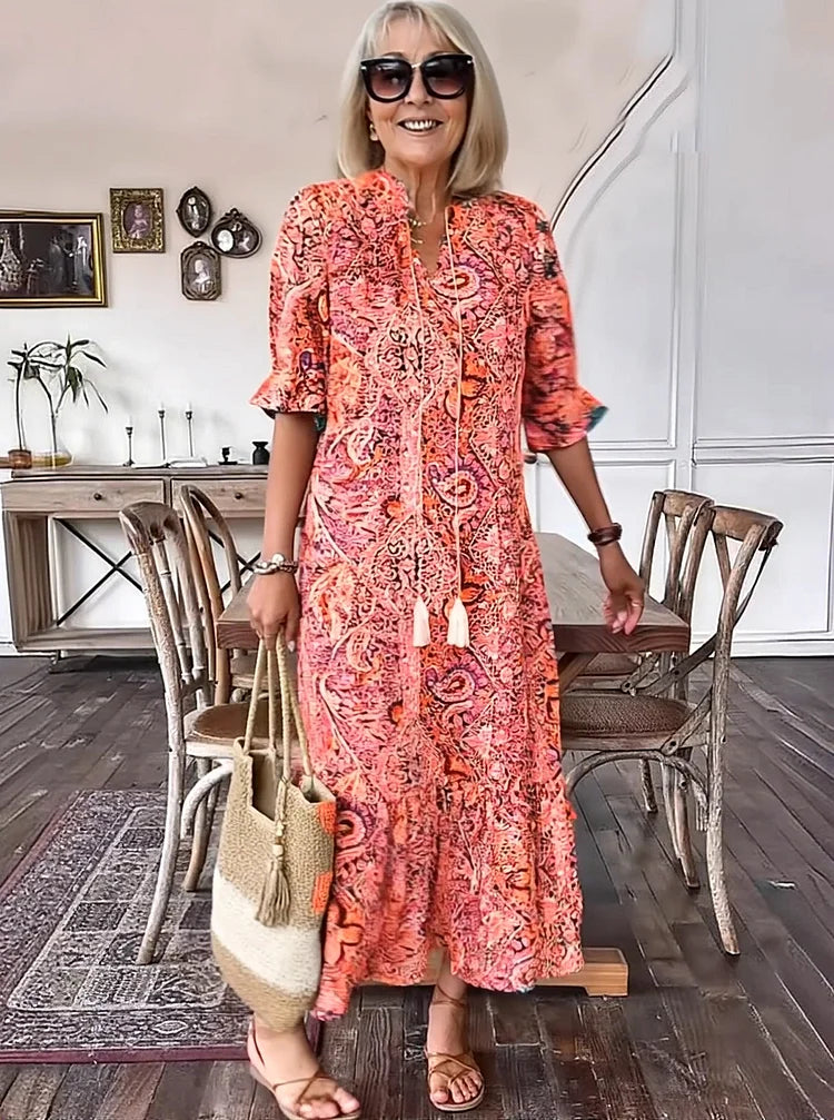 Karen - Robe longue de rêve bohème
