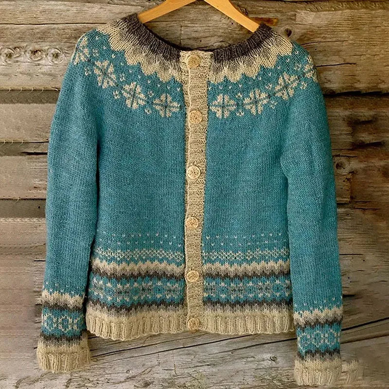 Allaira - Pull en tricot islandais