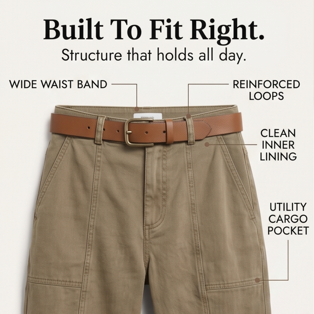 Marsona - Pantalon utilitaire sur mesure pour le travail et le week-end