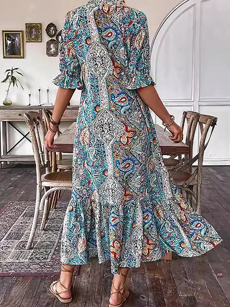 Karen - Robe longue de rêve bohème