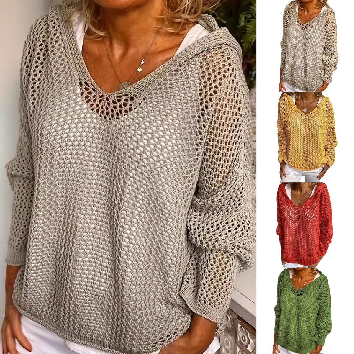 Delyne - Pull en tricot coupe ample