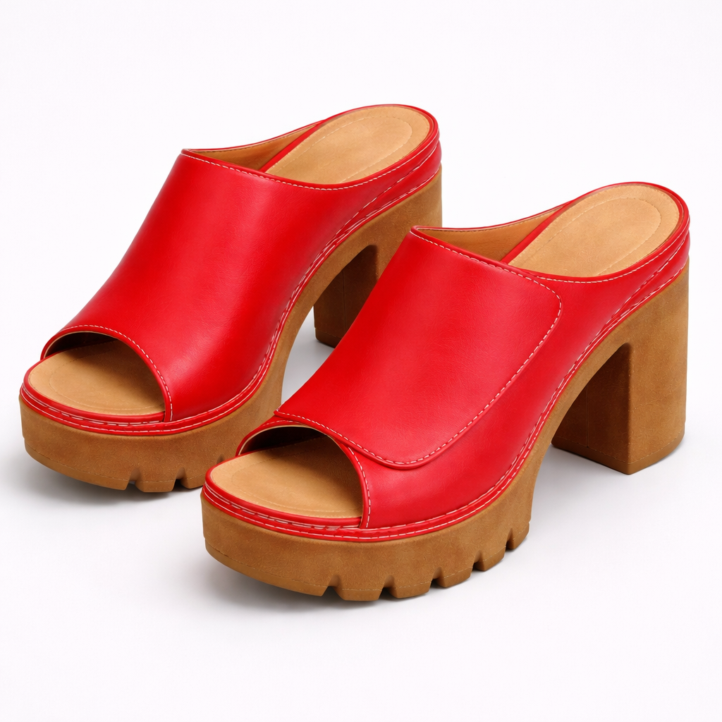 Melisande - Talons plateforme polis