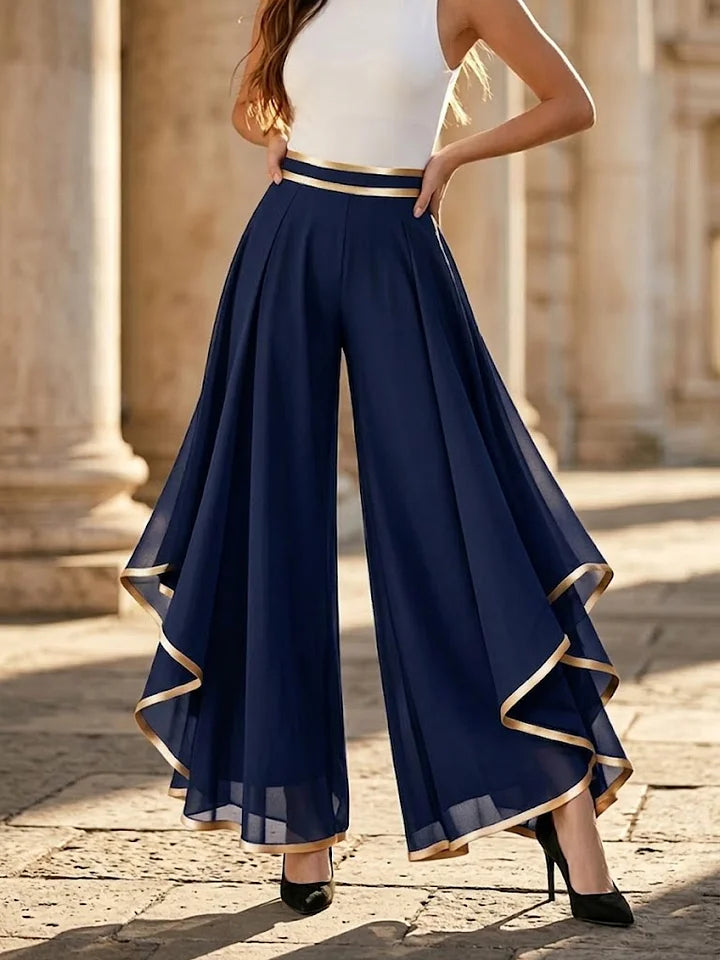 Querida - Pantalon Palazzo Drapé