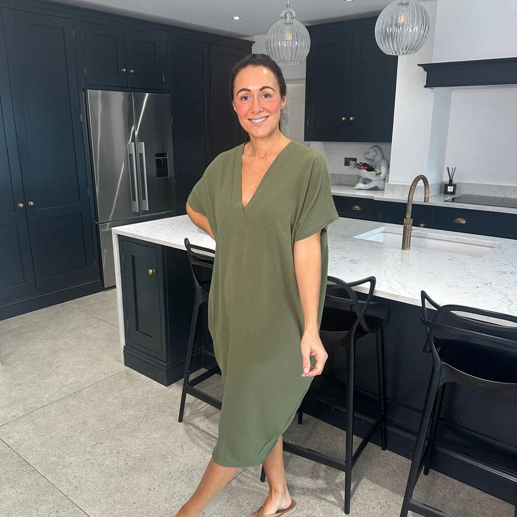 Noemie - Robe ample à col en V