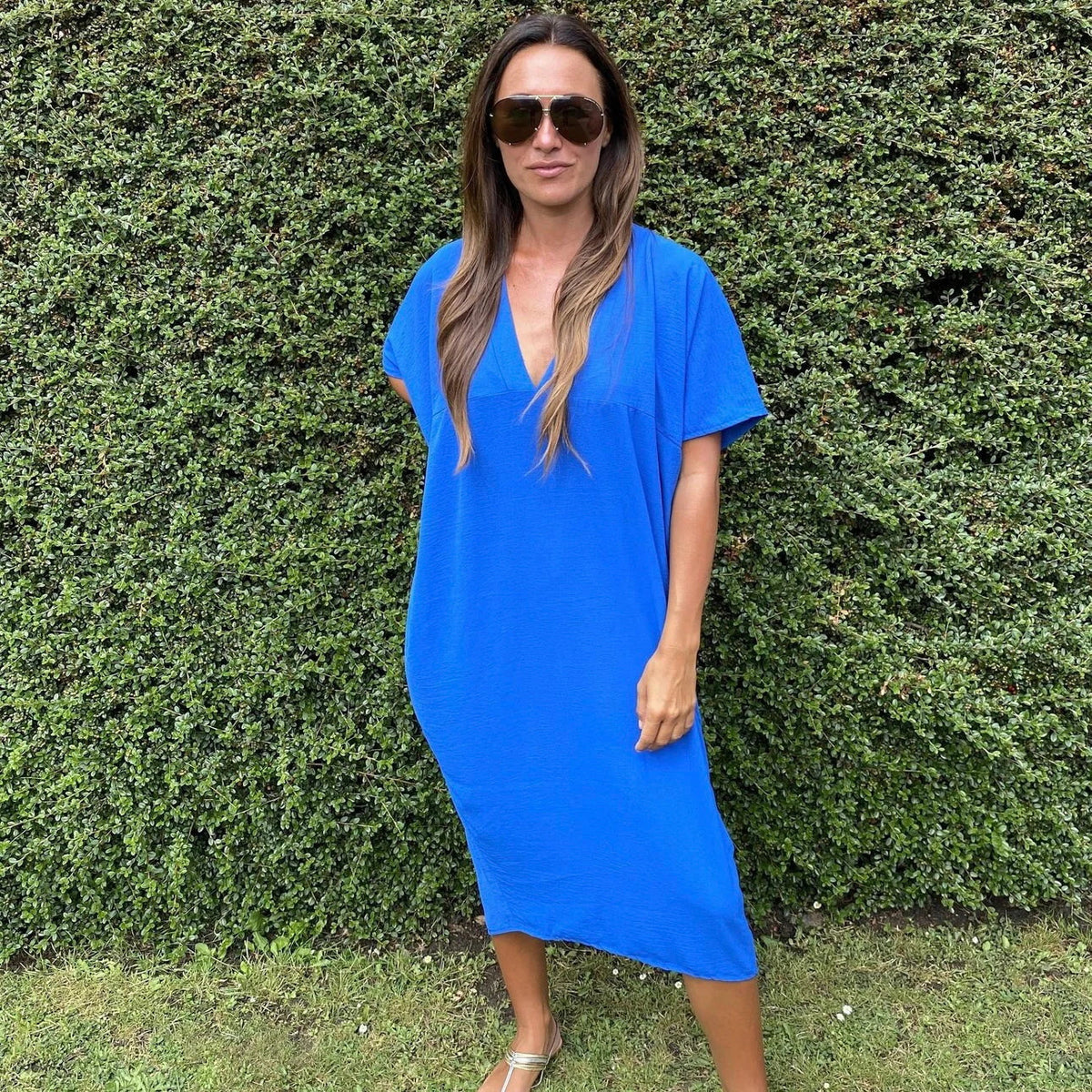 Noemie - Robe ample à col en V