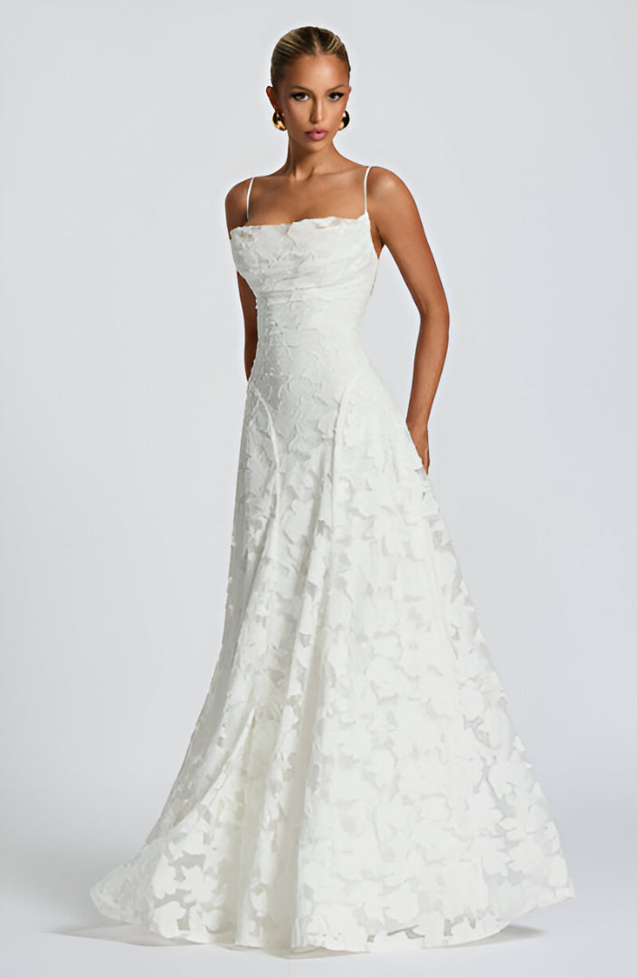 ELOISA - Robe maxi laced in love