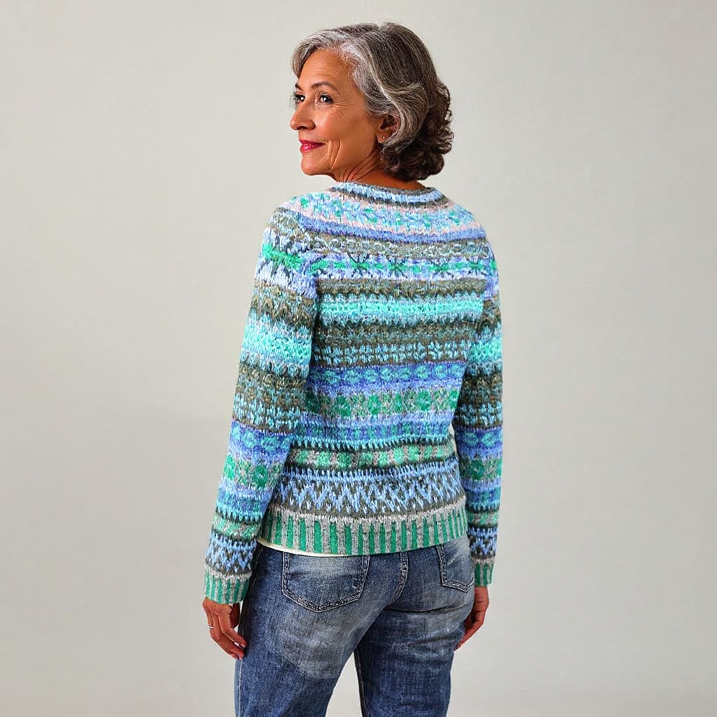 Audrey - Pull en tricot islandais