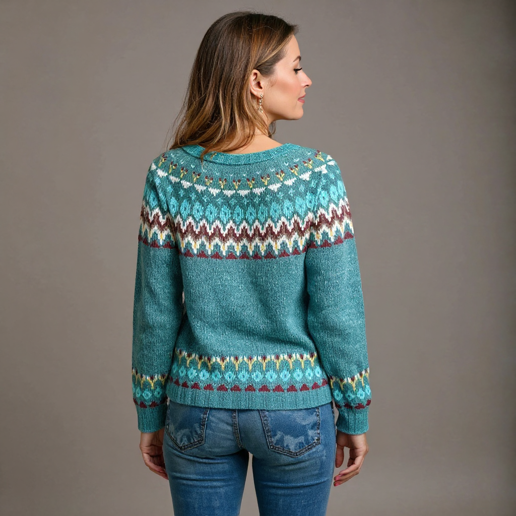 Sofia - Pull en tricot islandais