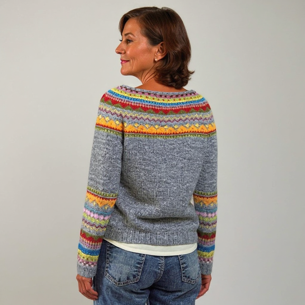 Isla - Pull en tricot islandais