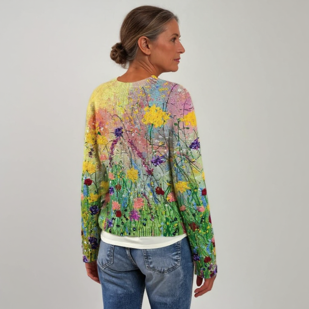 Greta - Pull en tricot islandais