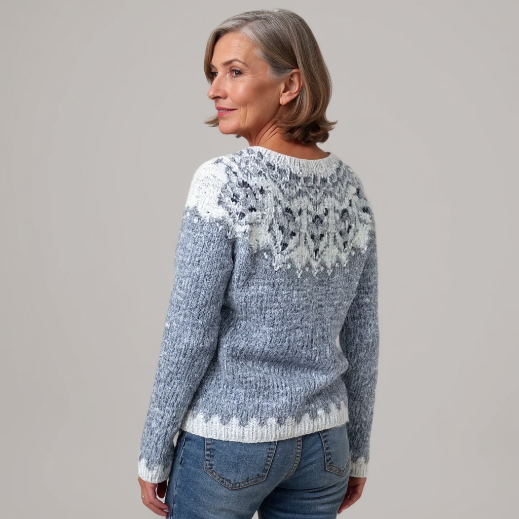 Athena - Pull en tricot islandais