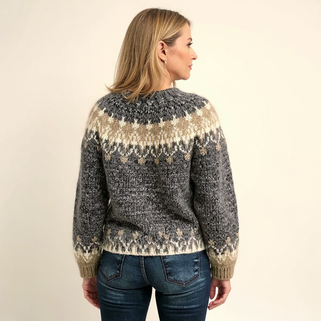 Samantha - Pull en tricot islandais