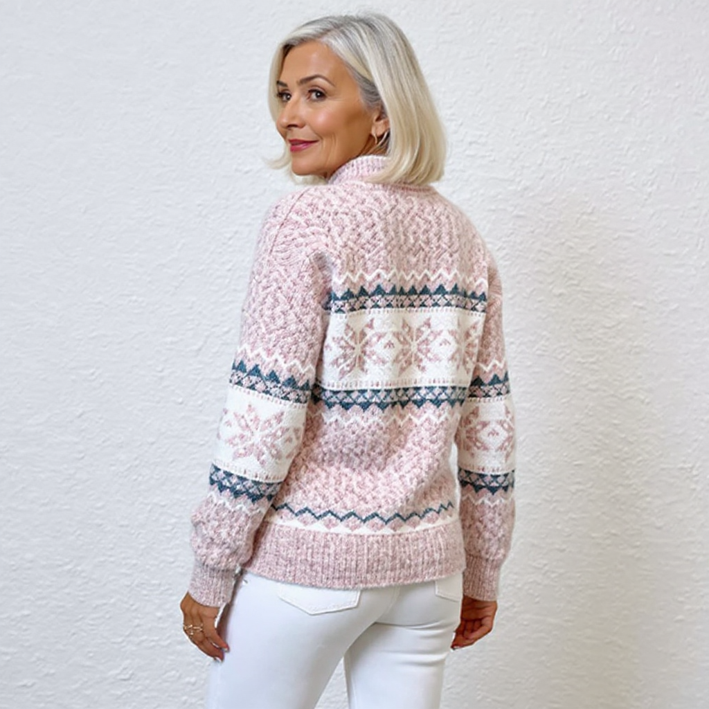 Melanie - Pull en tricot islandais