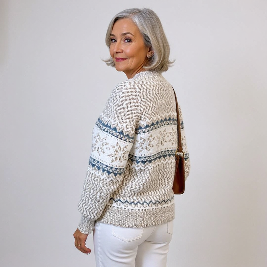 Melanie - Pull en tricot islandais