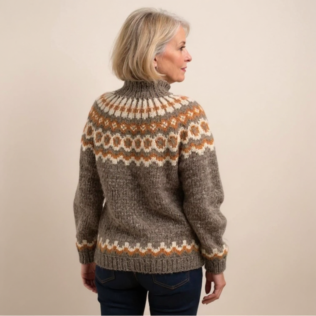 Amara - Pull en tricot islandais