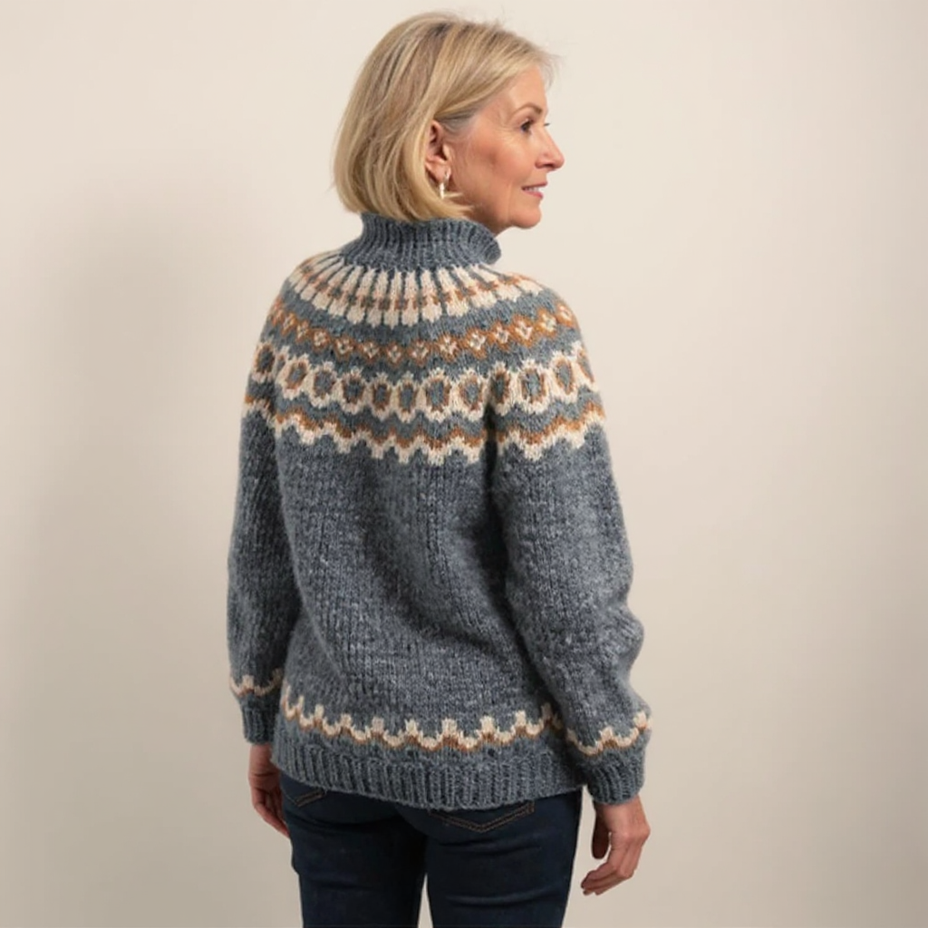 Amara - Pull en tricot islandais