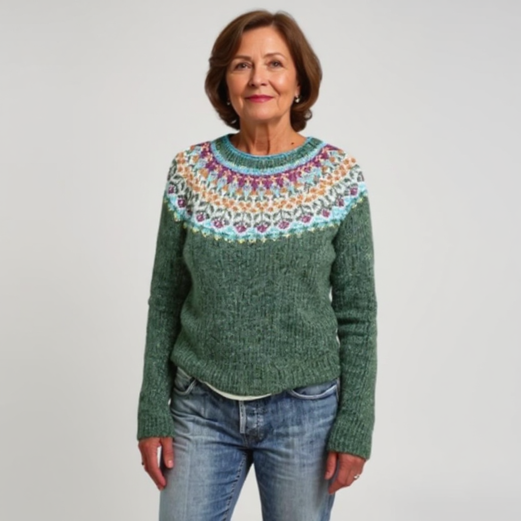 Brittany - Pull en tricot islandais